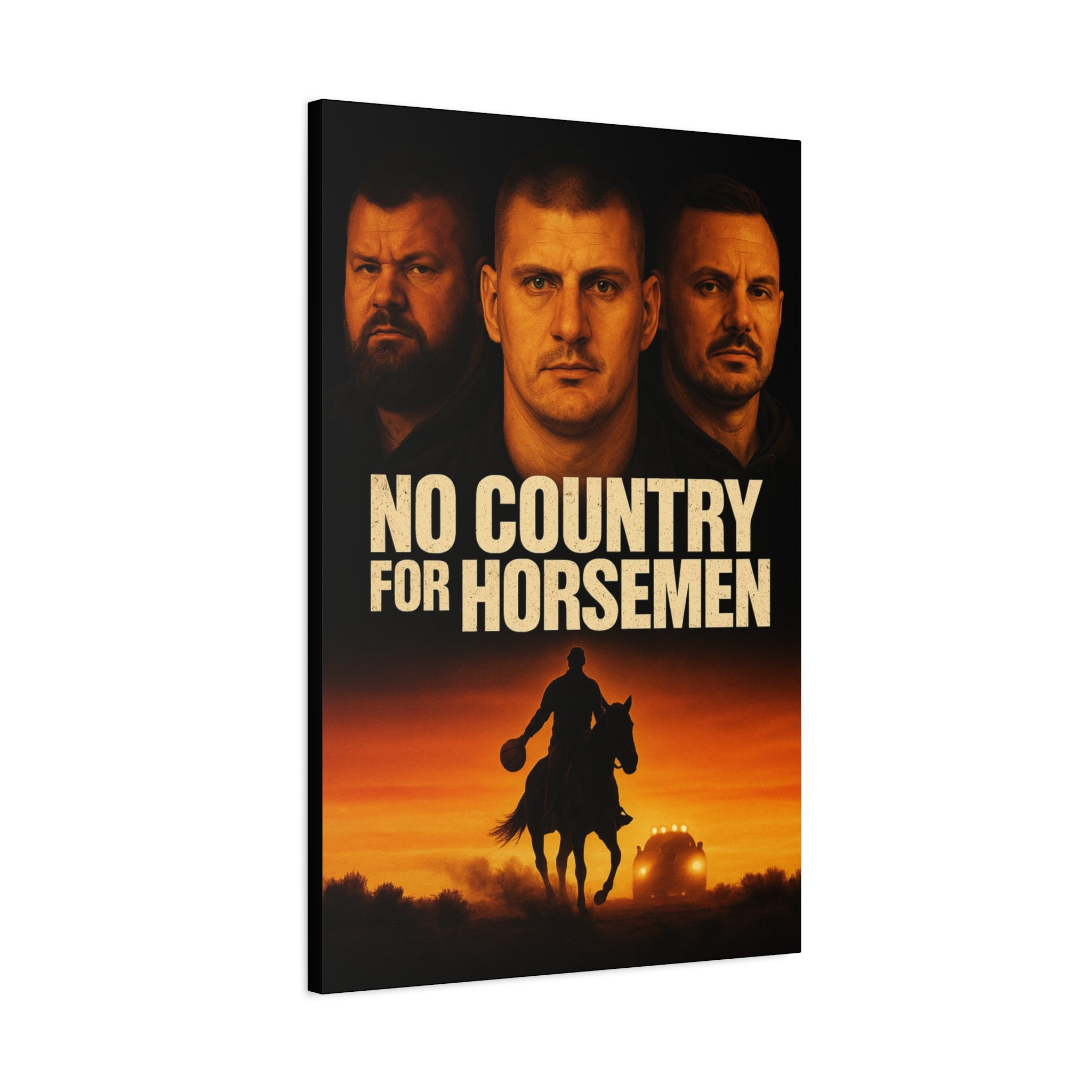 No Country For Horseman Canvas Print