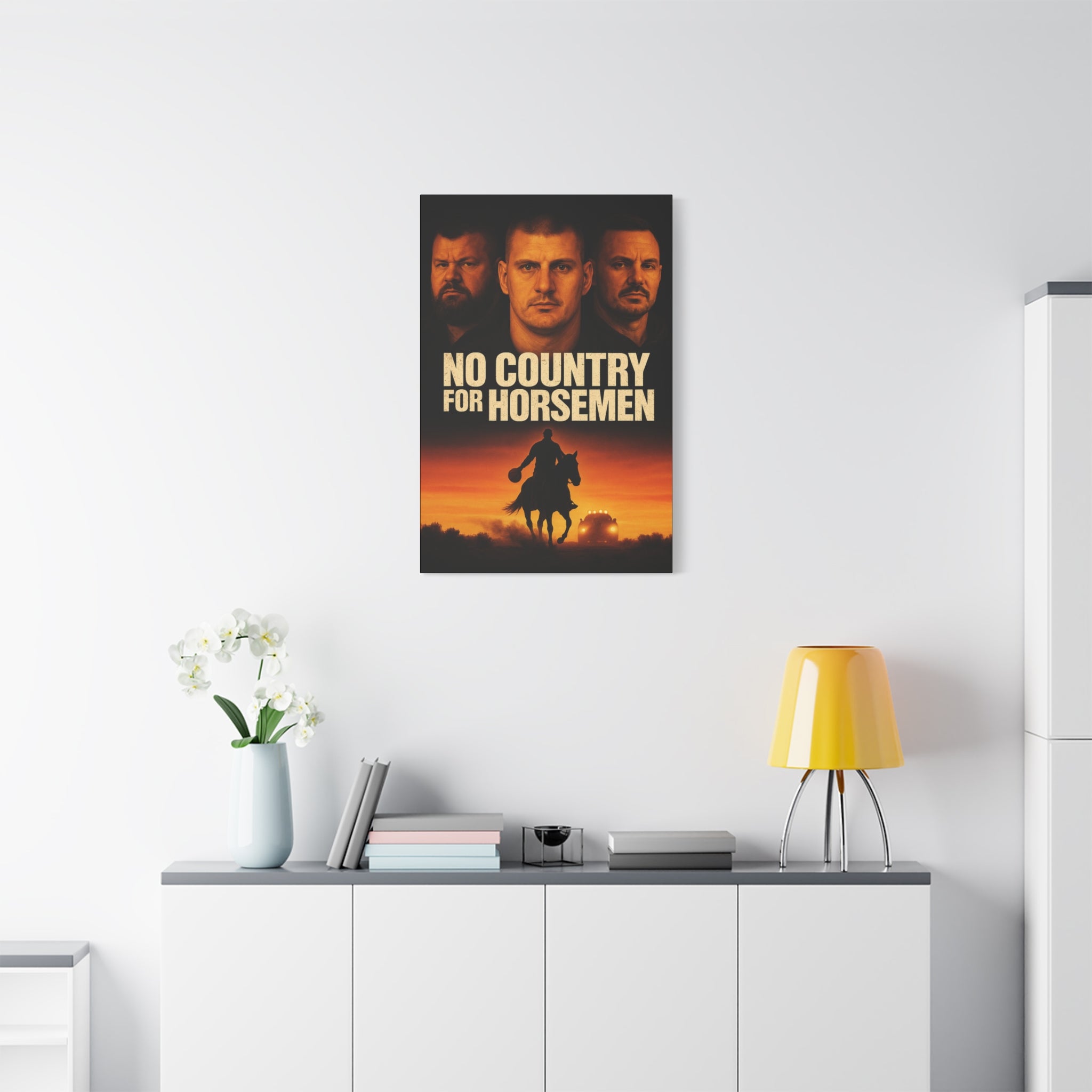 No Country For Horseman Canvas Print