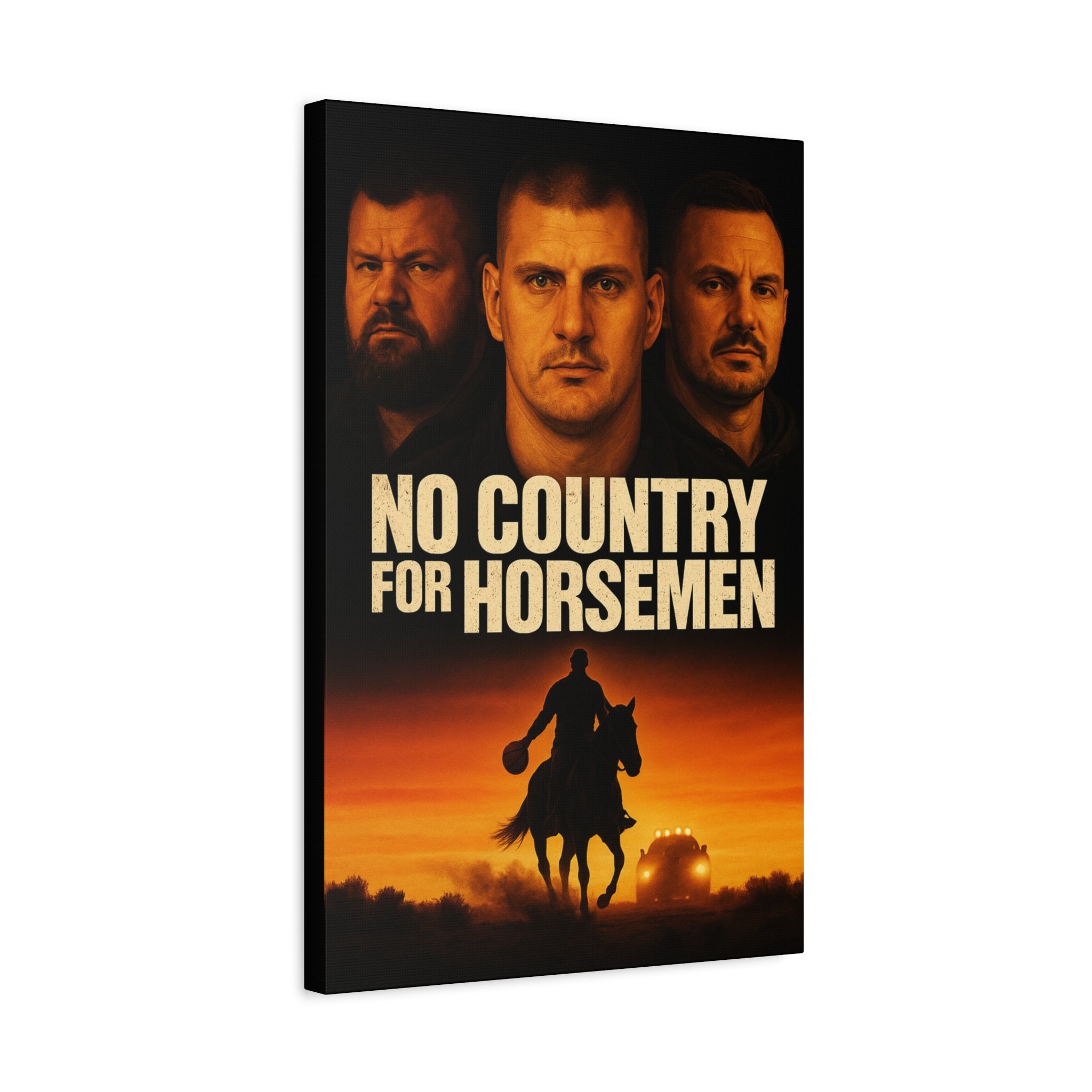 No Country For Horseman Canvas Print
