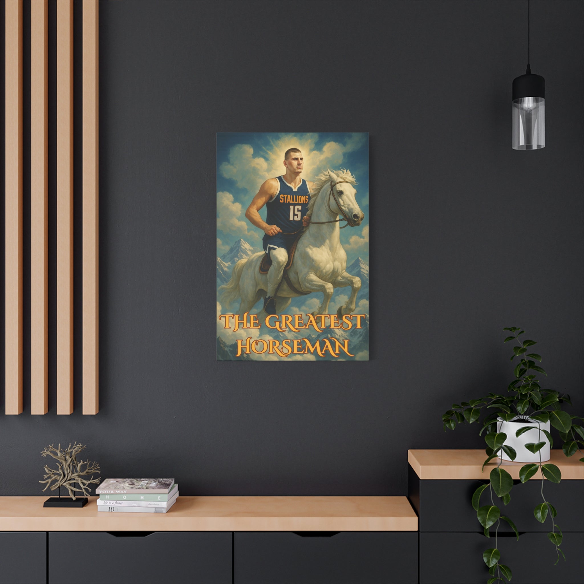 The Last Horseman Canvas Print