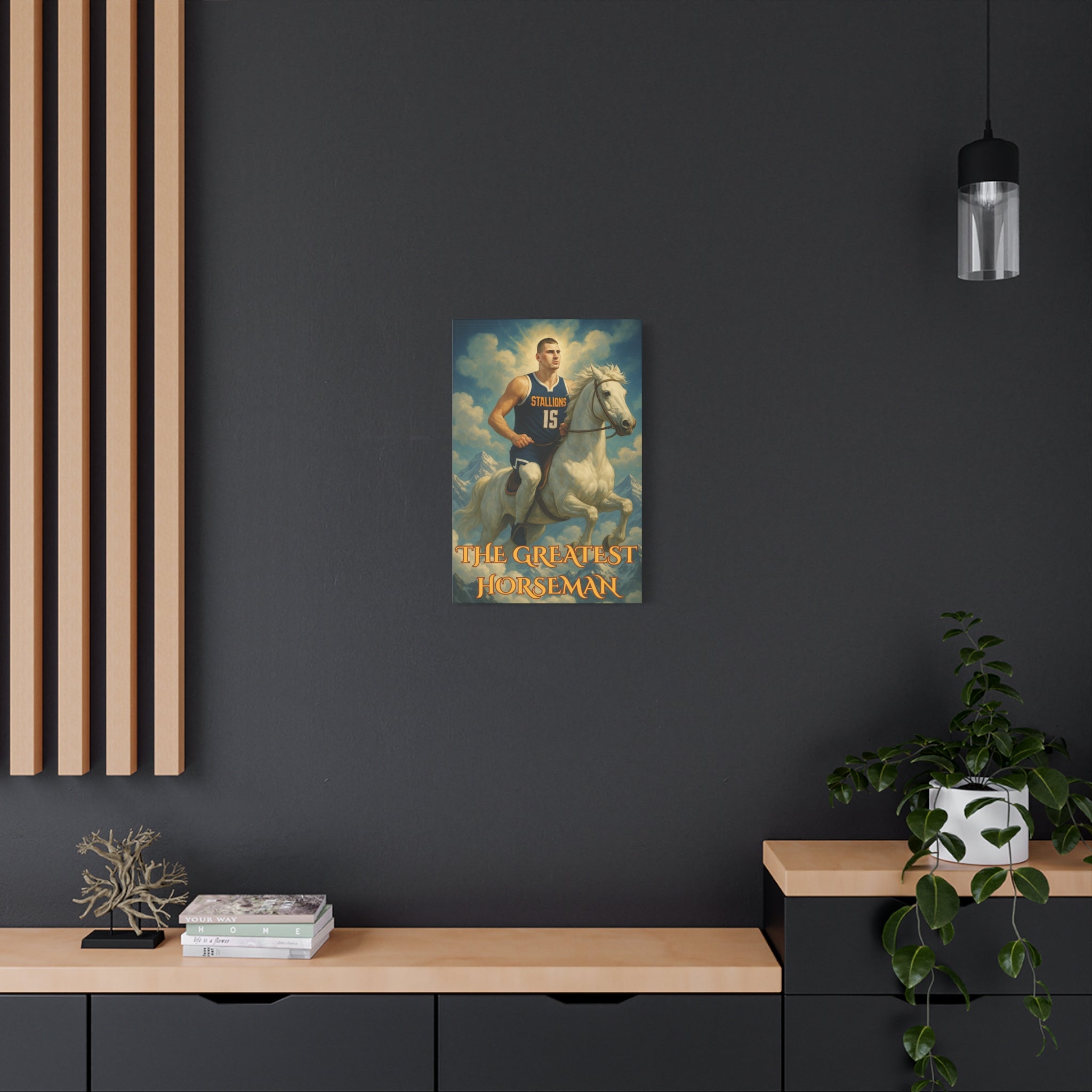 The Last Horseman Canvas Print