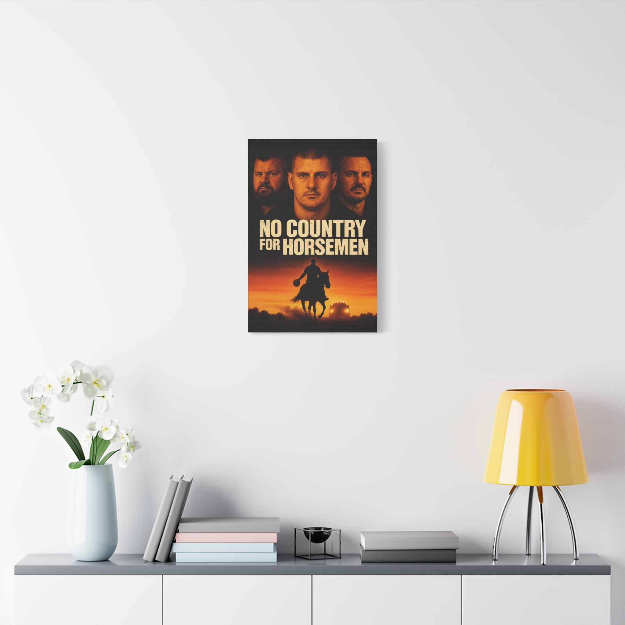 No Country For Horseman Canvas Print